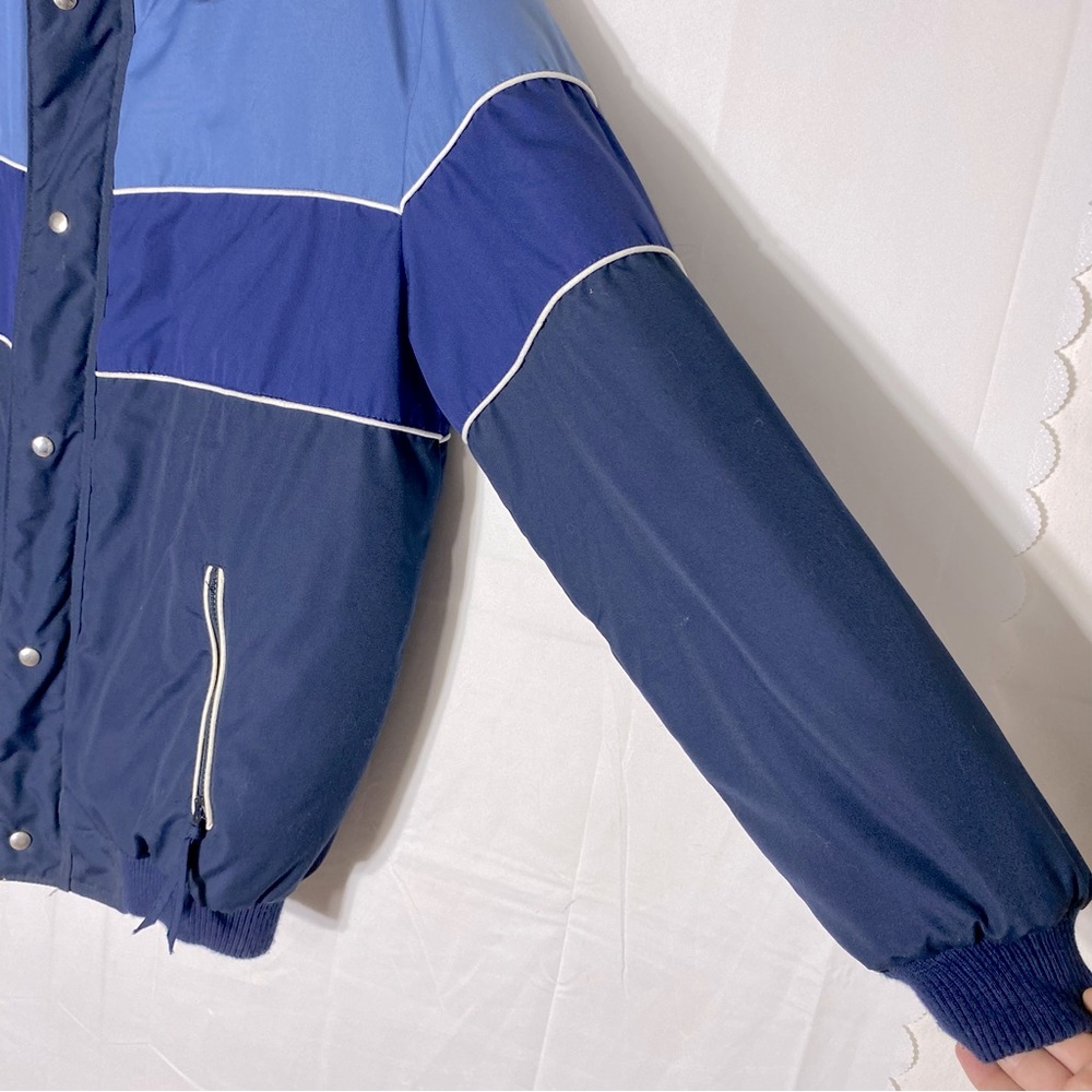 Vintage House Of Perless Blue Winter Coat LT - Picture 10 of 15